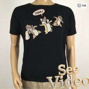 👛 (ANY 2/$20) DISNEY Short Sleeved Tee Chip & Dale